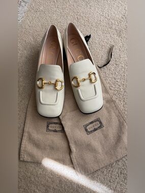 Gucci Cream Loafers